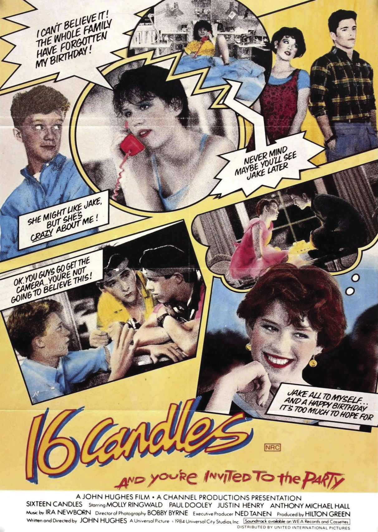 Sixteen Candles poster